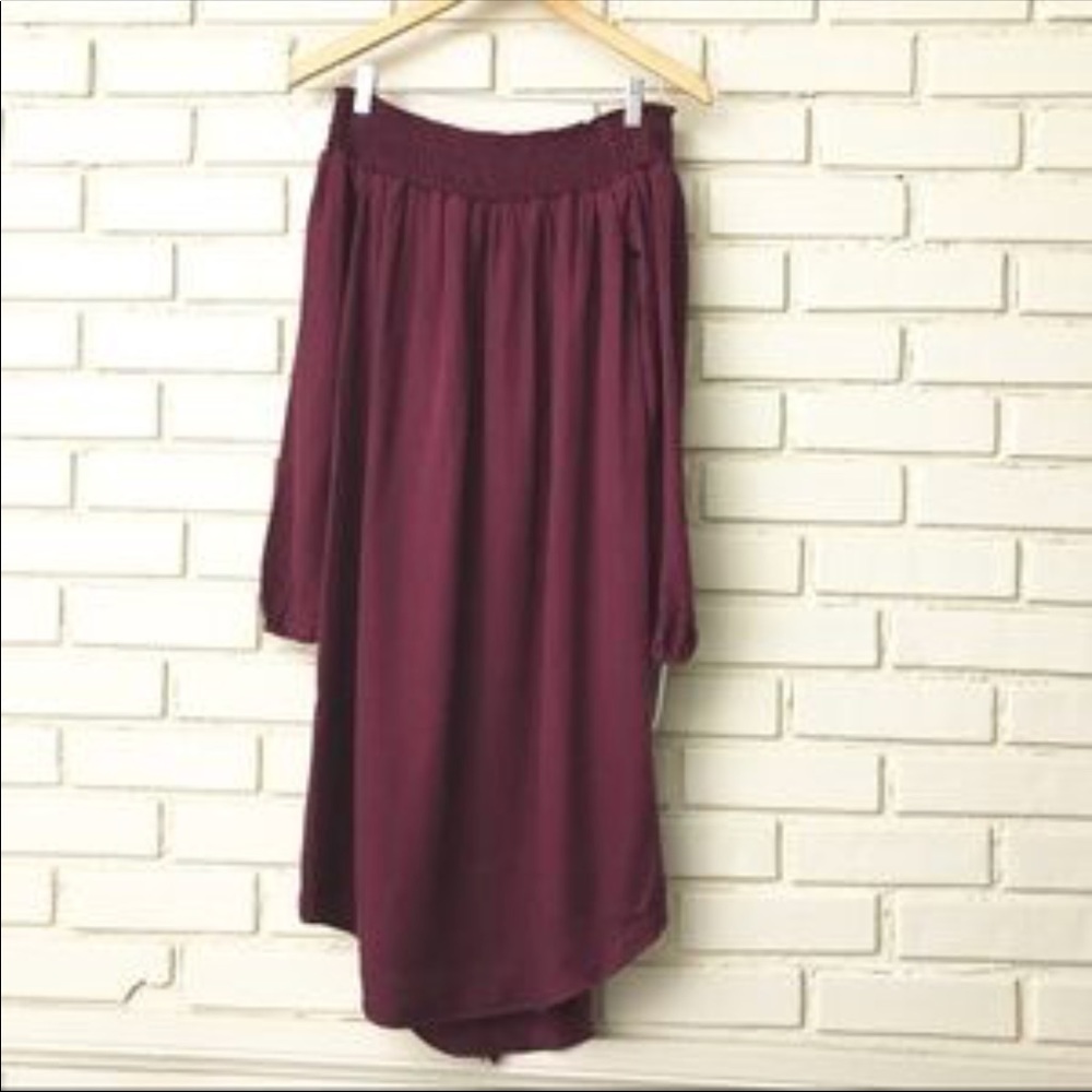 Off the shoulder maternity dress